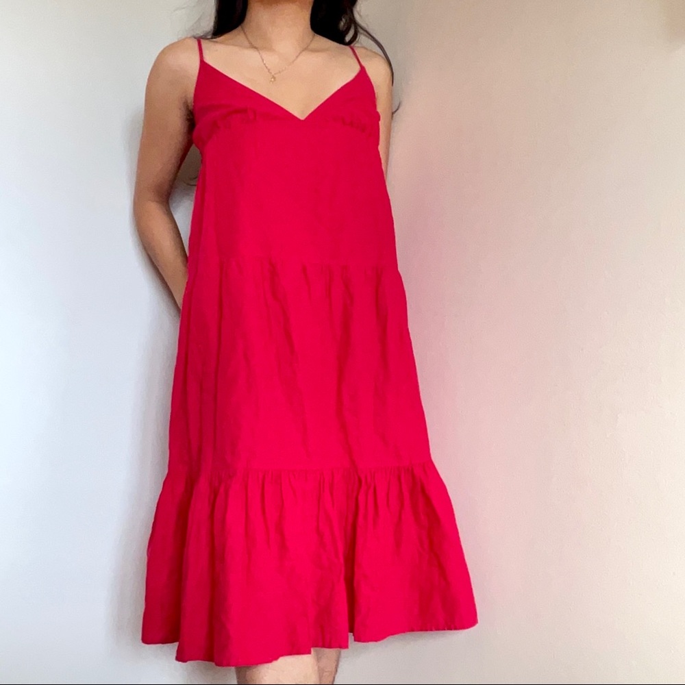 Ruffle layered dress